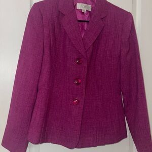 Le Suit Women's Fuchsia Blazer